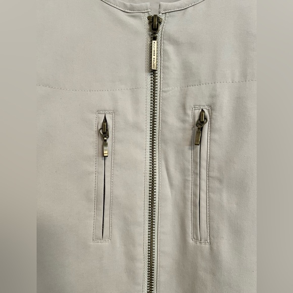 NWOT Allison Daley plus size beige utility jacket, size 16. - Picture 3 of 14